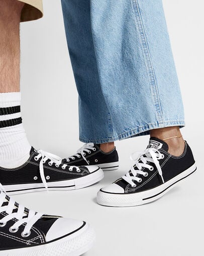 Converse Chuck Taylor All Star Men Canvas Shoes Black NZ | C-78160359