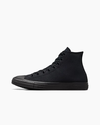 Converse Chuck Taylor All Star Men Canvas Shoes Black NZ | C-76509139