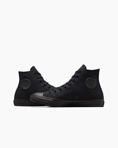Converse Chuck Taylor All Star Men Canvas Shoes Black NZ | C-76509139