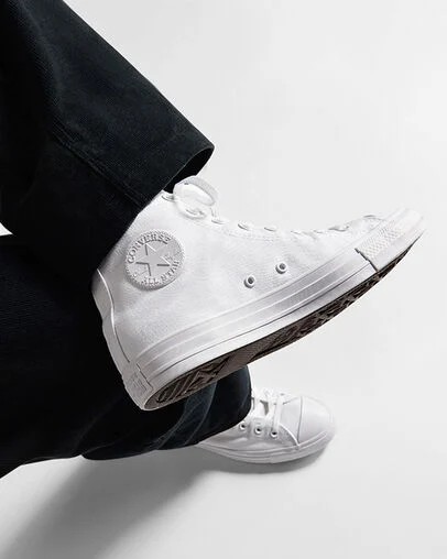 Converse Chuck Taylor All Star Men Canvas Shoes White NZ | C-58239719