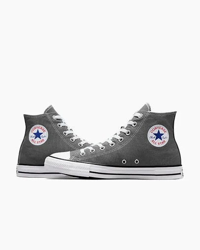 Converse Chuck Taylor All Star Men Canvas Shoes Grey NZ | C-96175429