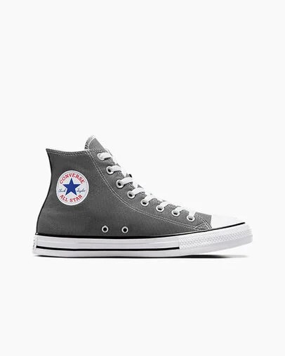 Converse Chuck Taylor All Star Men Canvas Shoes Grey NZ | C-96175429