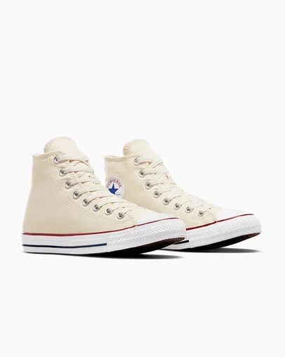 Converse Chuck Taylor All Star Men Canvas Shoes Beige White NZ | C-72956319