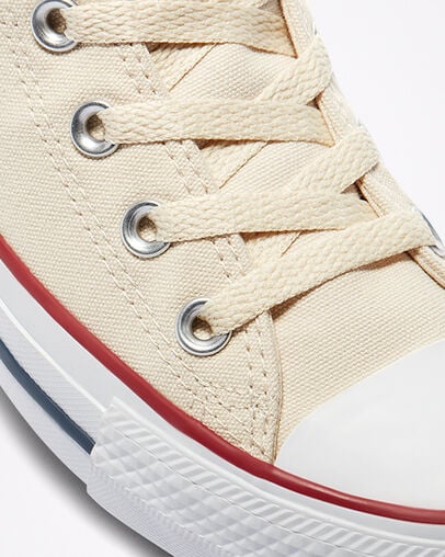 Converse Chuck Taylor All Star Men Canvas Shoes Beige White NZ | C-72956319