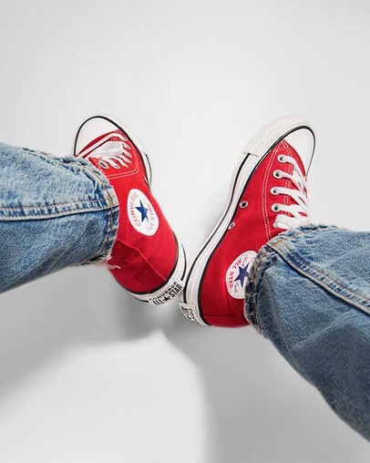 Converse Chuck Taylor All Star Men Canvas Shoes Red NZ | C-61534909