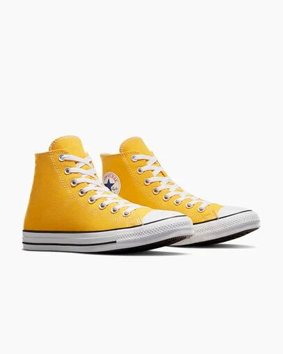 Converse Chuck Taylor All Star Men Canvas Shoes Lemon NZ | C-71650299