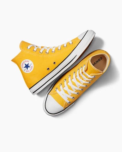 Converse Chuck Taylor All Star Men Canvas Shoes Lemon NZ | C-71650299