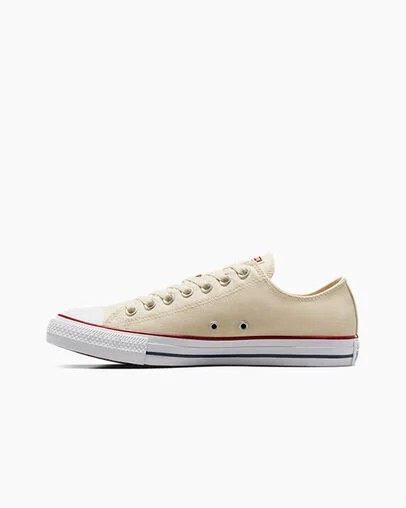 Converse Chuck Taylor All Star Men Canvas Shoes Beige White NZ | C-95321649