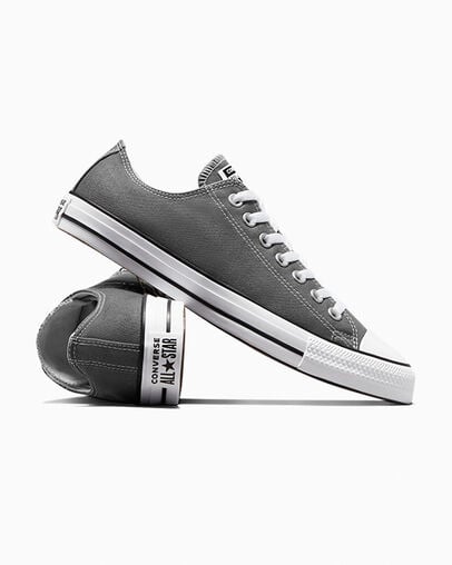 Converse Chuck Taylor All Star Men Canvas Shoes Grey NZ | C-53782469