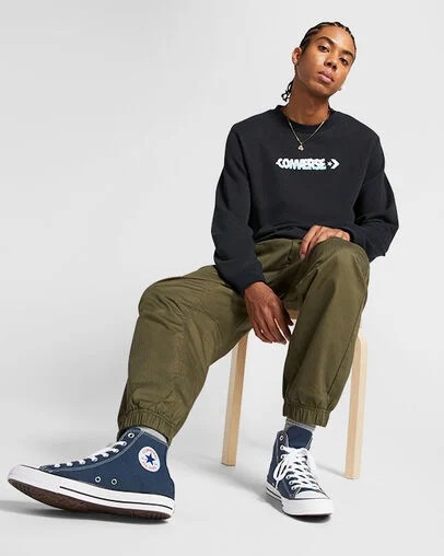 Converse Chuck Taylor All Star Men Canvas Shoes Navy NZ | C-12703899