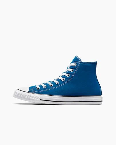 Converse Chuck Taylor All Star Men Canvas Shoes Blue / White NZ | C-92345869
