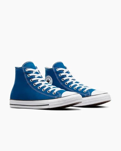 Converse Chuck Taylor All Star Men Canvas Shoes Blue / White NZ | C-92345869
