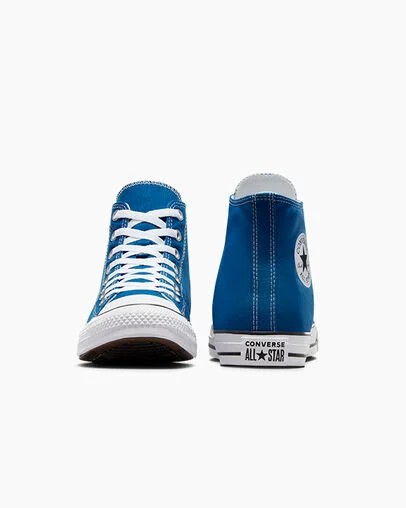 Converse Chuck Taylor All Star Men Canvas Shoes Blue / White NZ | C-92345869