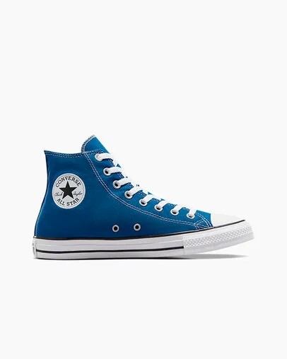 Converse Chuck Taylor All Star Men Canvas Shoes Blue / White NZ | C-92345869