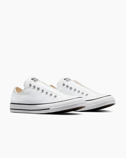 Converse Chuck Taylor All Star Men Slip On Shoes White / Black NZ | C-41506399