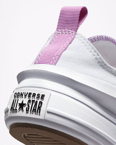 Converse Chuck Taylor All Star Move Kids' Platform Shoes White / Purple NZ | C-56719209