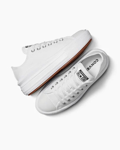 Converse Chuck Taylor All Star Move Women Platform Shoes White NZ | C-45690239