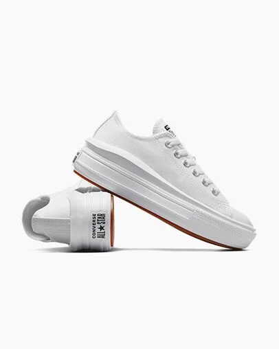 Converse Chuck Taylor All Star Move Women Platform Shoes White NZ | C-45690239