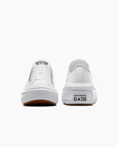 Converse Chuck Taylor All Star Move Women Platform Shoes White NZ | C-45690239