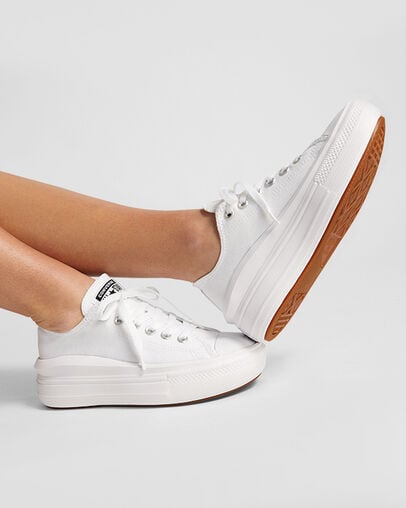 Converse Chuck Taylor All Star Move Women Platform Shoes White NZ | C-45690239