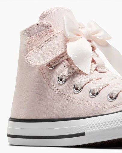 Converse Chuck Taylor All Star Ruffles & Bows Easy-On Kids' Sneakers Pink / White NZ | C-85392419