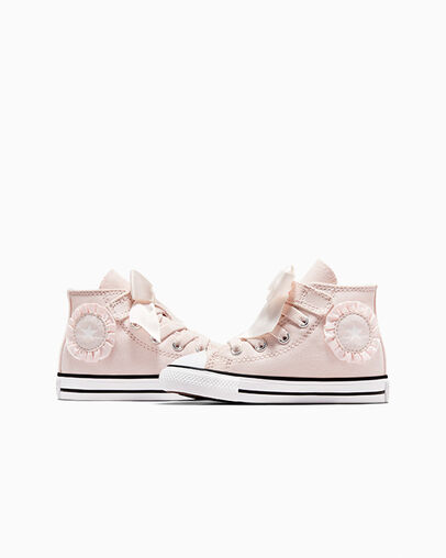 Converse Chuck Taylor All Star Ruffles & Bows Easy-On Kids' Sneakers Pink / White NZ | C-78152039