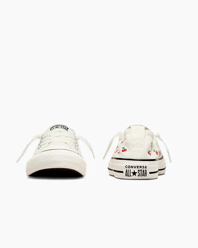 Converse Chuck Taylor All Star Shoreline Cherry Women Sneakers White / Red / Green NZ | C-04687529