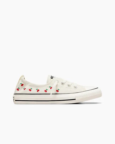 Converse Chuck Taylor All Star Shoreline Cherry Women Sneakers White / Red / Green NZ | C-04687529