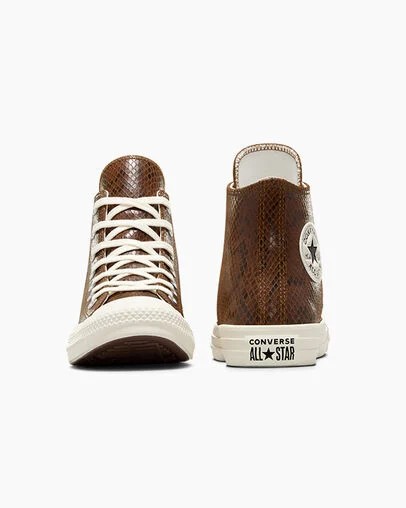 Converse Chuck Taylor All Star Snakeskin Print Women Sneakers Brown NZ | C-15260399