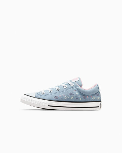 Converse Chuck Taylor All Star Street Tiny Florals Kids' Sneakers Blue / Pink NZ | C-56342799
