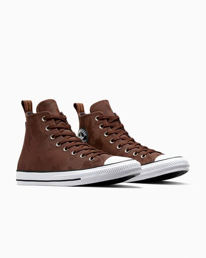 Converse Chuck Taylor All Star TecTuff Waterproof Men Boots Brown / Brown / White NZ | C-97582409
