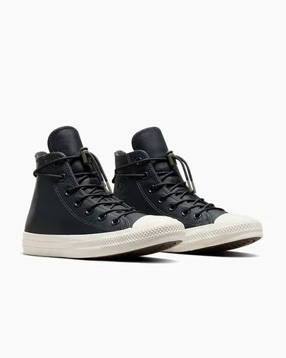 Converse Chuck Taylor All Star Weatherized Leather Women Sneakers Grey NZ | C-56274019