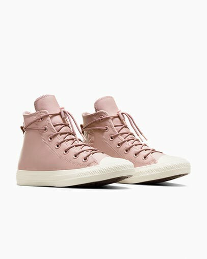 Converse Chuck Taylor All Star Weatherized Leather Men Sneakers Pink NZ | C-18793469