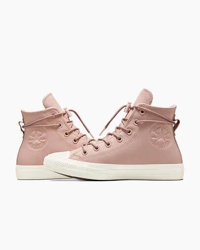Converse Chuck Taylor All Star Weatherized Leather Men Sneakers Pink NZ | C-18793469