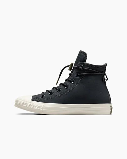 Converse Chuck Taylor All Star Weatherized Leather Men Sneakers Grey NZ | C-06972319