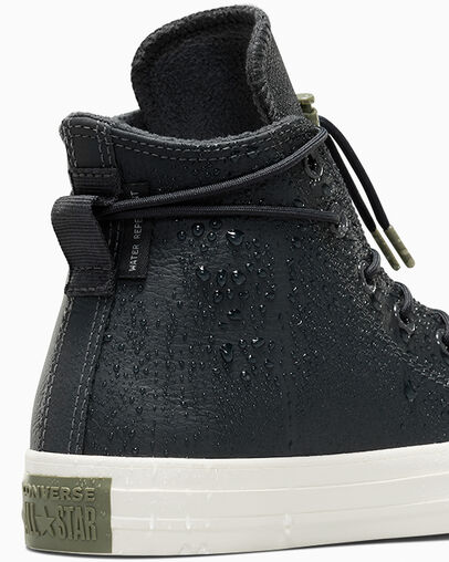 Converse Chuck Taylor All Star Weatherized Leather Men Sneakers Grey NZ | C-06972319