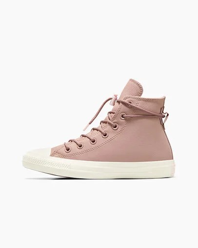 Converse Chuck Taylor All Star Weatherized Leather Women Sneakers Pink NZ | C-79154239