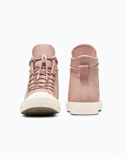 Converse Chuck Taylor All Star Weatherized Leather Women Sneakers Pink NZ | C-79154239