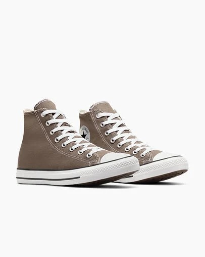 Converse Chuck Taylor All Star Women Canvas Shoes Grey Brown NZ | C-72480959