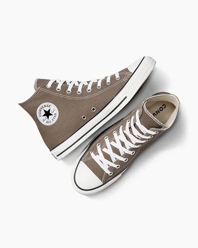Converse Chuck Taylor All Star Women Canvas Shoes Grey Brown NZ | C-72480959