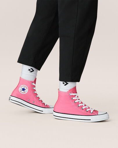 Converse Chuck Taylor All Star Women Canvas Shoes Pink NZ | C-95306179