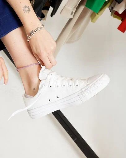Converse Chuck Taylor All Star Women Canvas Shoes White NZ | C-05986739