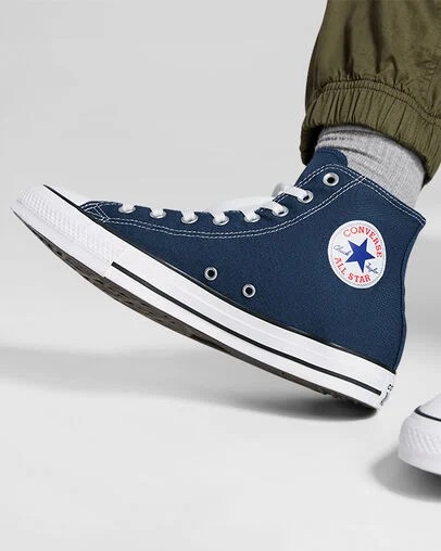 Converse Chuck Taylor All Star Women Canvas Shoes Navy NZ | C-63419759