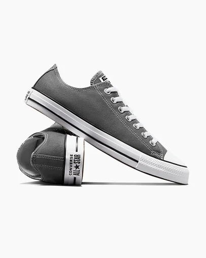 Converse Chuck Taylor All Star Women Canvas Shoes Grey NZ | C-73082699