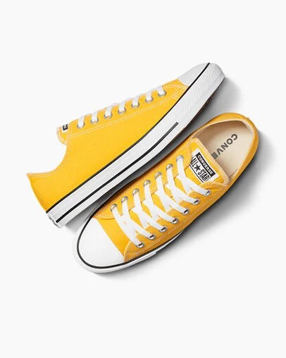 Converse Chuck Taylor All Star Women Canvas Shoes Lemon NZ | C-84356299