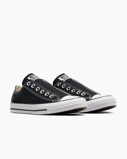 Converse Chuck Taylor All Star Women Slip On Shoes Black / White NZ | C-38941269