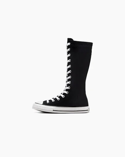 Converse Chuck Taylor All Star XHi Kids' Sneakers Black / White NZ | C-08796329