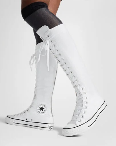 Converse Chuck Taylor All Star XXHi Men Sneakers White / Beige White / Black NZ | C-49016529