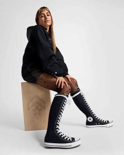 Converse Chuck Taylor All Star XXHi Women Sneakers Black / Beige White NZ | C-70381469