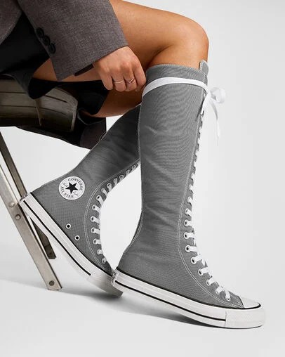 Converse Chuck Taylor All Star XXHi Women Sneakers Grey / Black / White NZ | C-48503719